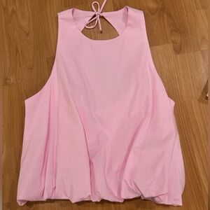 Zara Pink Balloon Top
